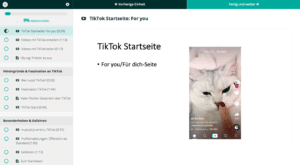 TikTok Startseite Foryou