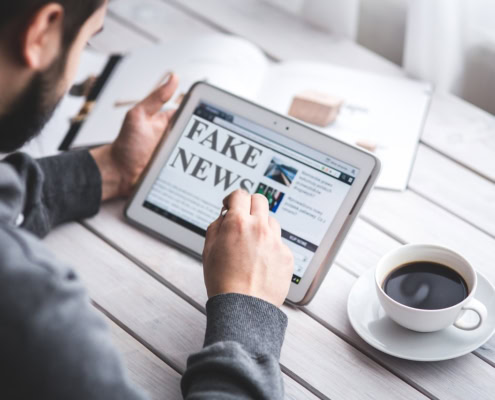 Online-Fortbildung Fake News im Unterricht