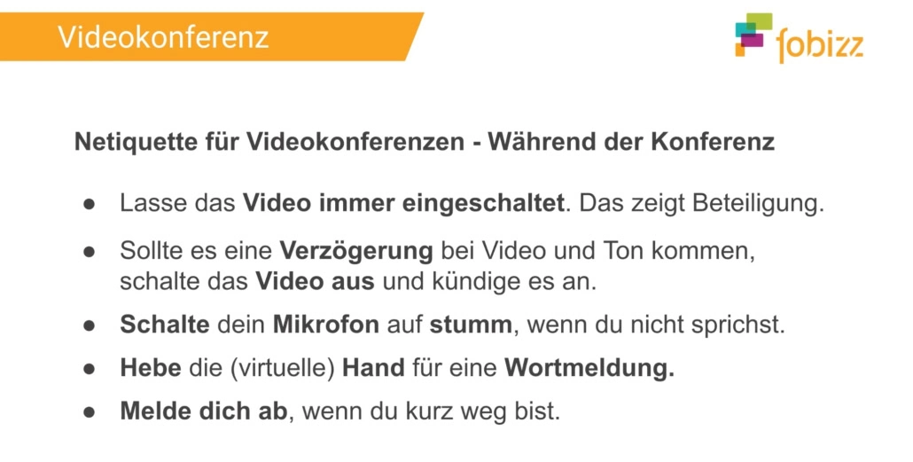 Screenshot aus der Fortbildung: Tipps für digitalen Unterricht