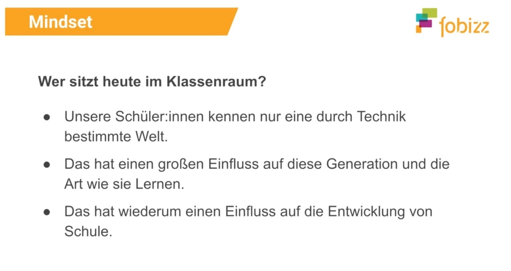 Screenshot aus der Fobi "Tipps für digitalen Unterricht"