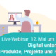 Live-Webinar zum Thema digital unterrichten, Illustration