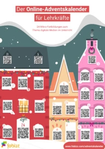 Bild des fobizz Adventskalenderposters 2022