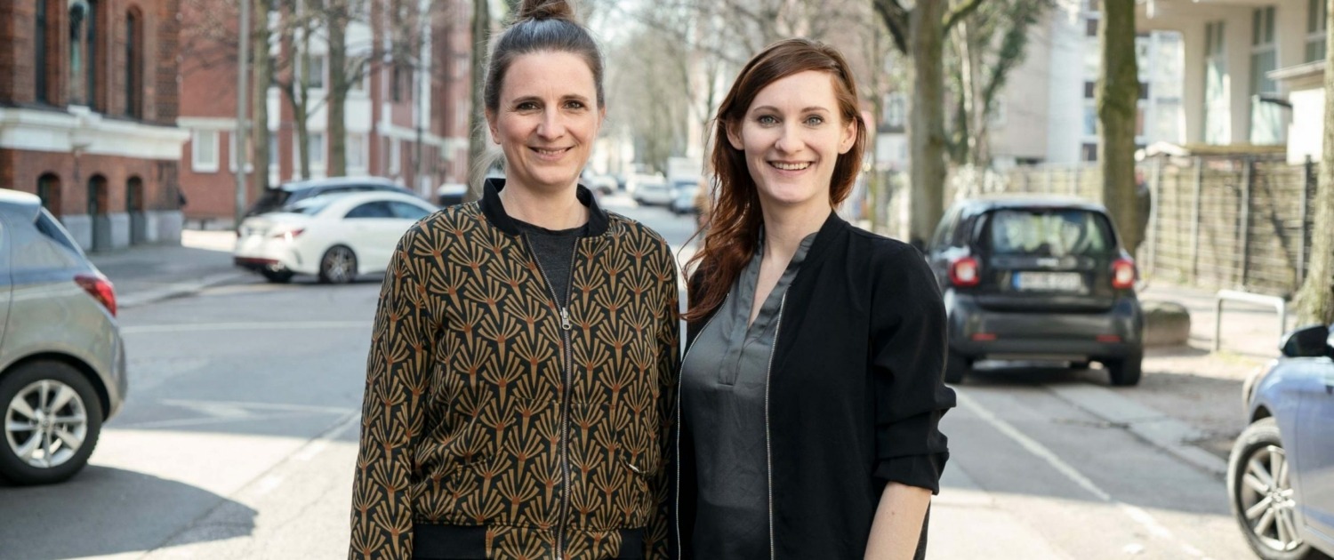 Portrait der fobizz Gründerinnen Diana Knodel und Theresa Grotendorst