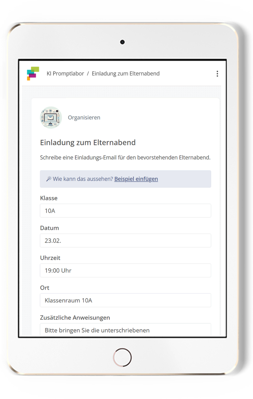 KI Tool für Lehrkräfte