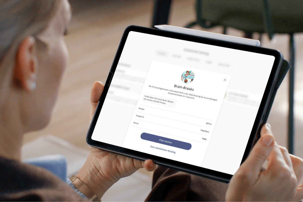 fobizz App - Nutzung auf dem Tablet